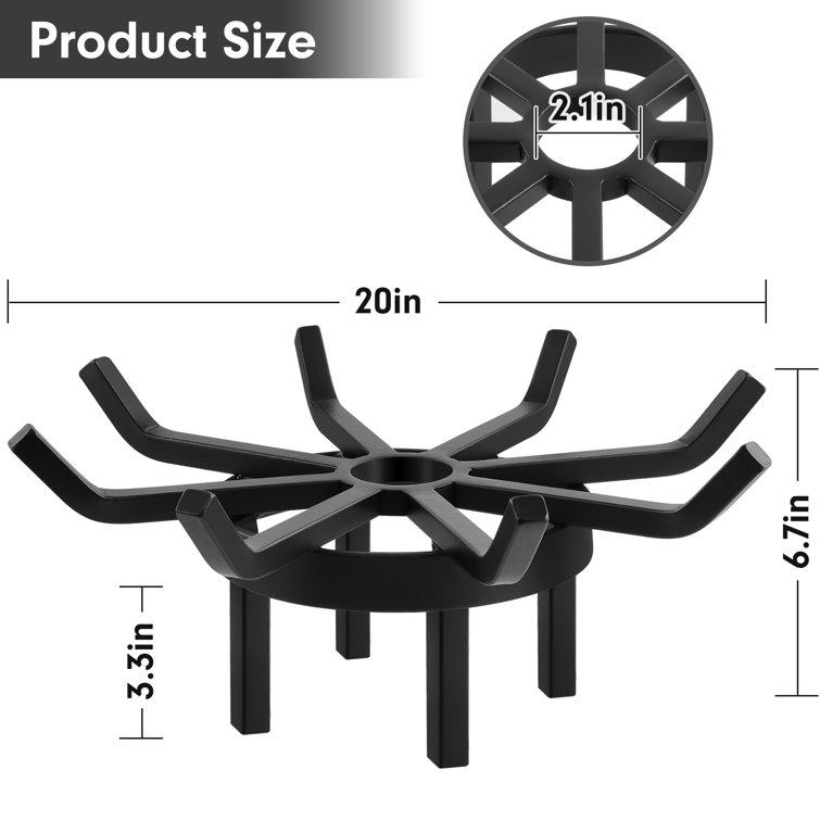 Arlmont & Co. Delanay Iron Fireplace Grate & Reviews Wayfair Canada